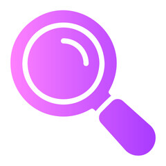 magnifying glass gradient icon
