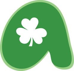 st. patrick's day letter lowercase a