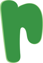 st. patrick's day letter lowercase r