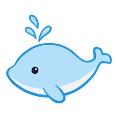 Whale vector illustration 