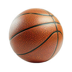 Basketball Isolated on Transparent or White Background, PNG
