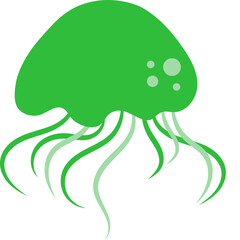 Handdrawn Cute Jellyfish
