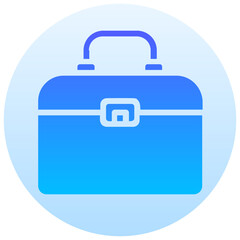 toolbox round gradient vector icon