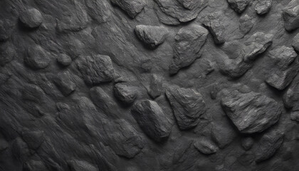 dark stone texture for background, ​​pattern of gravel stone wall texture or stone background