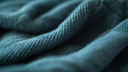 Fototapeta premium Laundry folding, fabric texture, neat, clothing, close - up. 