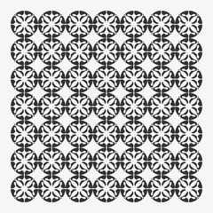 Seamless pattern black vector colour