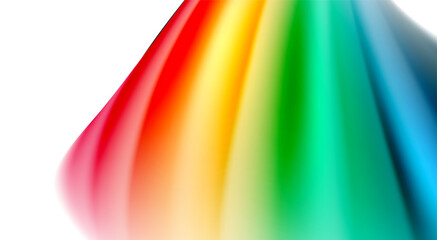 Color mixing liquid rainbow shape background