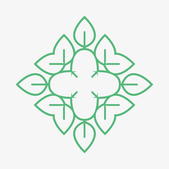 green leaves vector