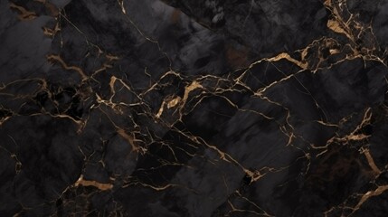 Elegant Black Marble Abstract Backdrop