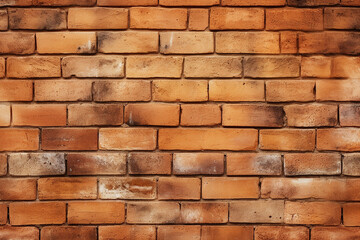  "Vibrant Brickwork: Orange Brick Wall Texture Background"