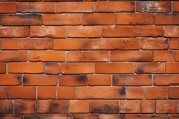  "Vibrant Brickwork: Orange Brick Wall Texture Background"