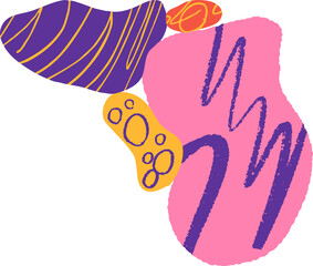 Colorful Geometric Abstract Shape Illustration