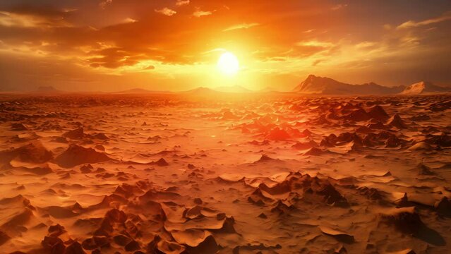 The combination of intense sun and dry, stifling air created a stifling environment that felt like a neverending oven.