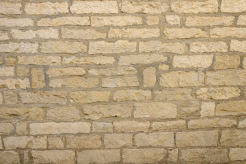 Texture of old brick stone wall 