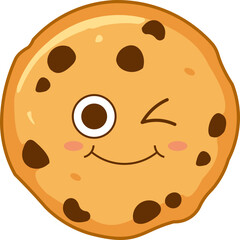 Cute Kawaii Cookie Cartoon Character