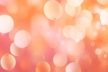 Abstract Blurred Orange Color and Peach