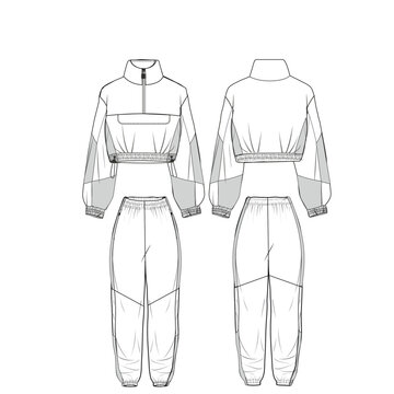 Women Tracksuit Retro 