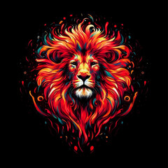 Abstract Lion: Unleashing the Power and Majesty of the King of Beasts