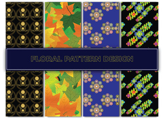 Beautiful vector seamless floral pattern