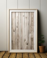 Light Wood Picture Frame. modern flat narrow simple light wood picture frame