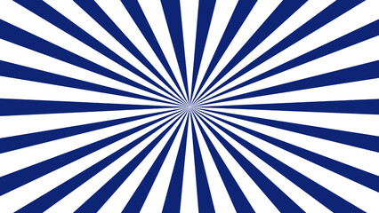Blue and white sunburst background