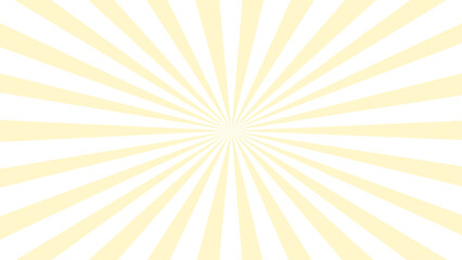 Yellow and white sunburst background