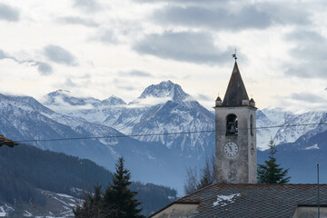 Valle d'Aosta, località Saint Barthelemy a Lignan