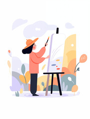 cute, painting, illustration, art