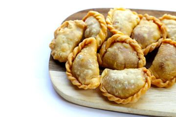 Mini curry puff. Thai dessert