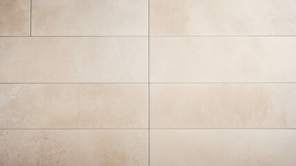 Overhead shot of light beige limestone tiles, adding a sense of elegance and sophistication to the floor
