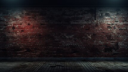 Brick Noir: Elegant Wall of Darkness