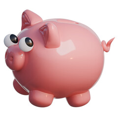 Piggy Bank 3D balloon icon