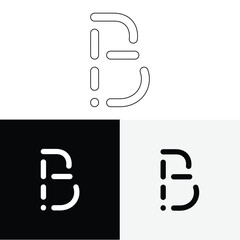 EB, BE, B, E Creative Premium Vector latter logo design. Creative Logo. Elegant leaves.  modern design. Vector Illustration logo. letters Logo. Creative Minimal feminine monogram and logo.