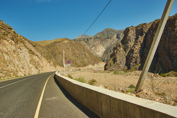 New North-South route, Kyrgyzstan.