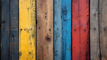 A colorful wood texture that can be used as a background or for art and decoration purposes.