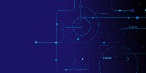 Abstract Global communication. Digital connection with connecting dots and lines. Networking and big data visualization concept background.