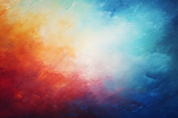 Oil painting abstract texture background with vibrant colors and dynamic strokes