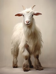 Fototapeta premium Diverse Country Goat Breeds: Exploring Farm Animal's Fascinating Varieties