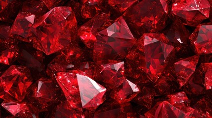 red ruby background with an alluring texture and radiant shine - obrazy, fototapety, plakaty