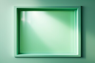 Green picture frame wallpaper