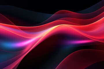 Abstract pink wave background. Created with Ai