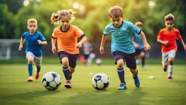 _Children_play_soccer_at_grass_sports_fie