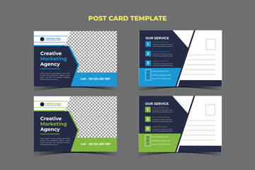 Business Post card Template Design