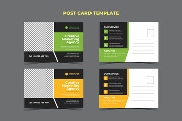 Business Post card Template Design