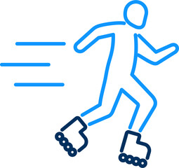 Roller skating

