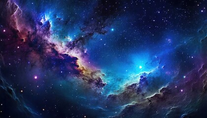 Fototapeta na wymiar Stunning deep space background. Stars, galaxies and nebulas.
