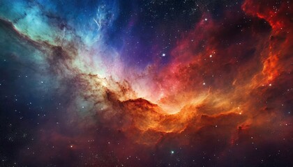 Stunning deep space background. Stars, galaxies and nebulas.