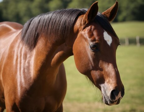 brown horse portrait, desktop wallpapers