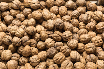 Heap of walnuts