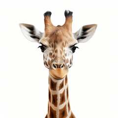 Giraffe isolated on white background